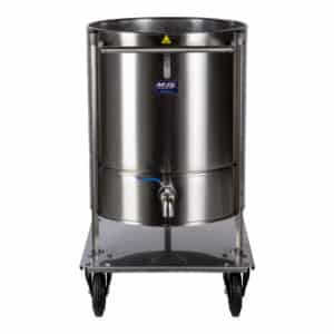 Melk Mixer op wielen met ondergeplaatste motor - 200 Liter