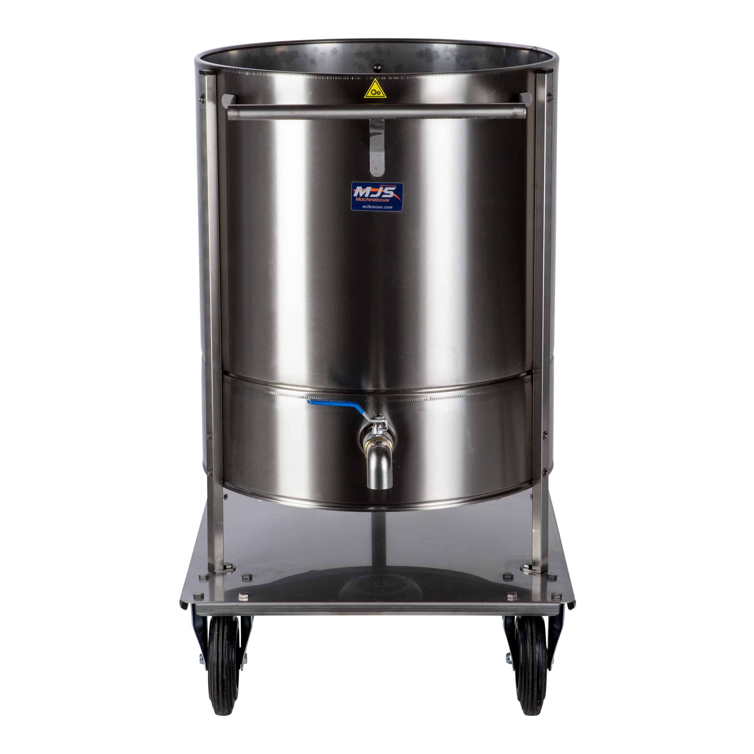 Melk Mixer op wielen met ondergeplaatste motor - 200 Liter