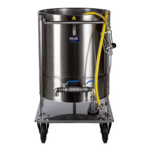 Combimixer op wielen met ondergeplaatste motor - 200 liter