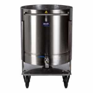 Melk Mixer op wielen met ondergeplaatste motor - 300 Liter