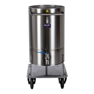 Melk Mixer op wielen met ondergeplaatste motor - 90 Liter