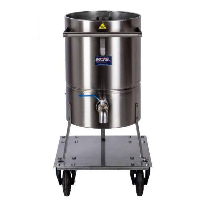 Melk Mixer op wielen met ondergeplaatste motor - 50 Liter