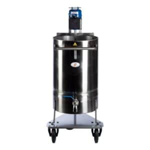 Melk Mixer op wielen met bovengeplaatste motor - 90 Liter