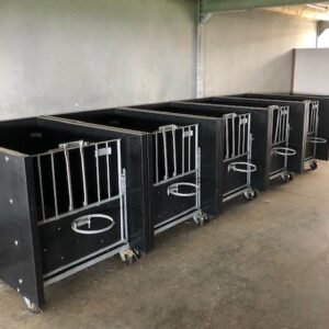 DairyTop Kalvereenlingbox op wieltjes 90cm breed