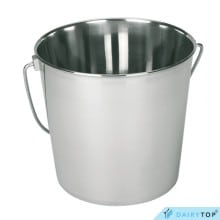 Emmer RVS met hengsel 8,5L