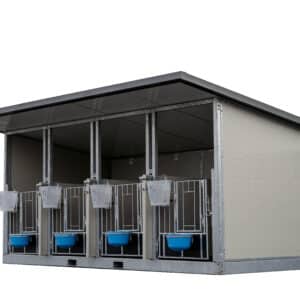 Dairytop Quattro Kälberbox XL mit klappbarem Boden