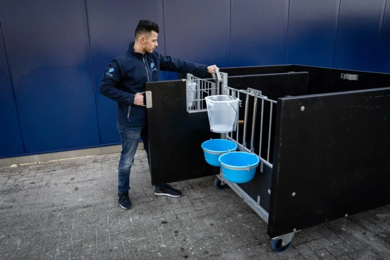 Kalverboxen op wielen